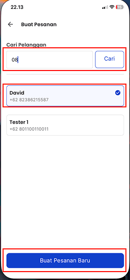 Pencarian dan Pemilihan Pelanggan
